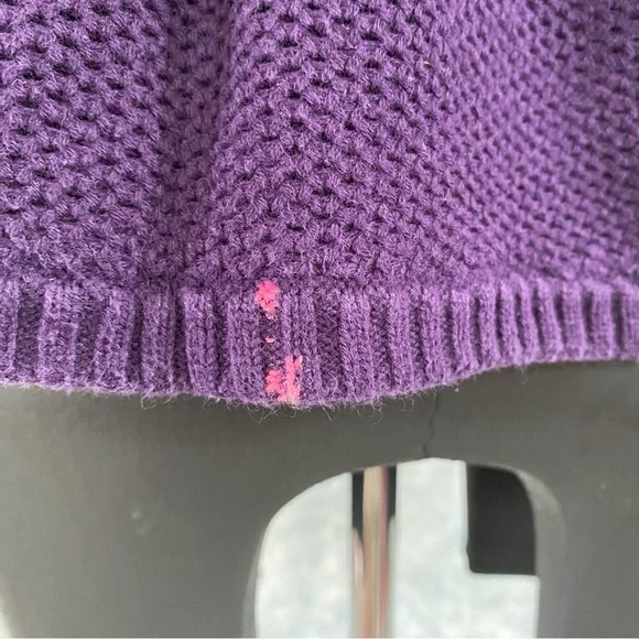 American Eagle Outfitters Deep Purple Cardigan - Picture 8 of 9